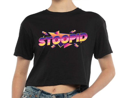 Stoopid "Flashback" Crop Top