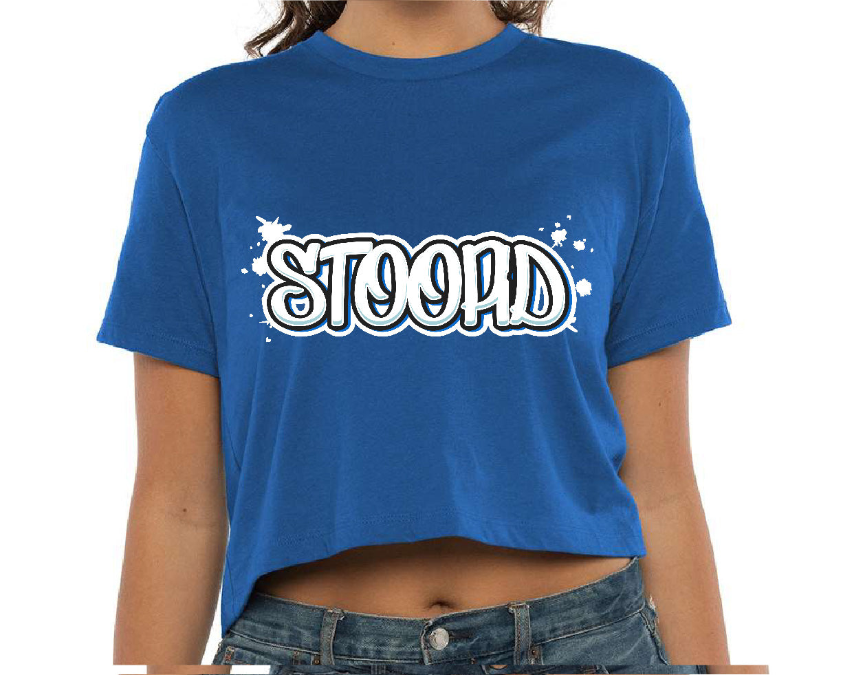 Stoopid "The Wet Paint" Crop Top