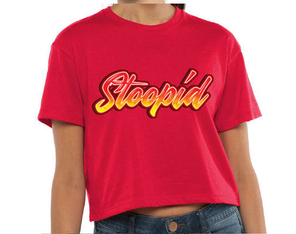 Stoopid "Diablo" Crop Top