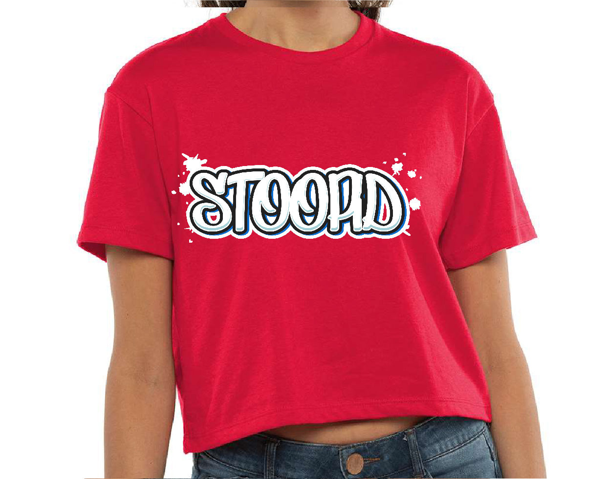 Stoopid "The Wet Paint" Crop Top