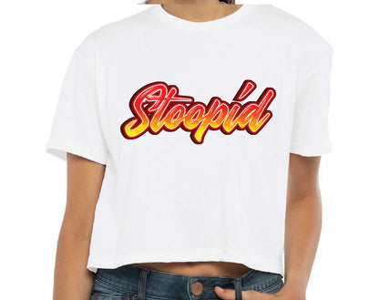 Stoopid "Diablo" Crop Top