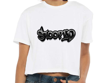 Stoopid "The Onxy" Crop Top