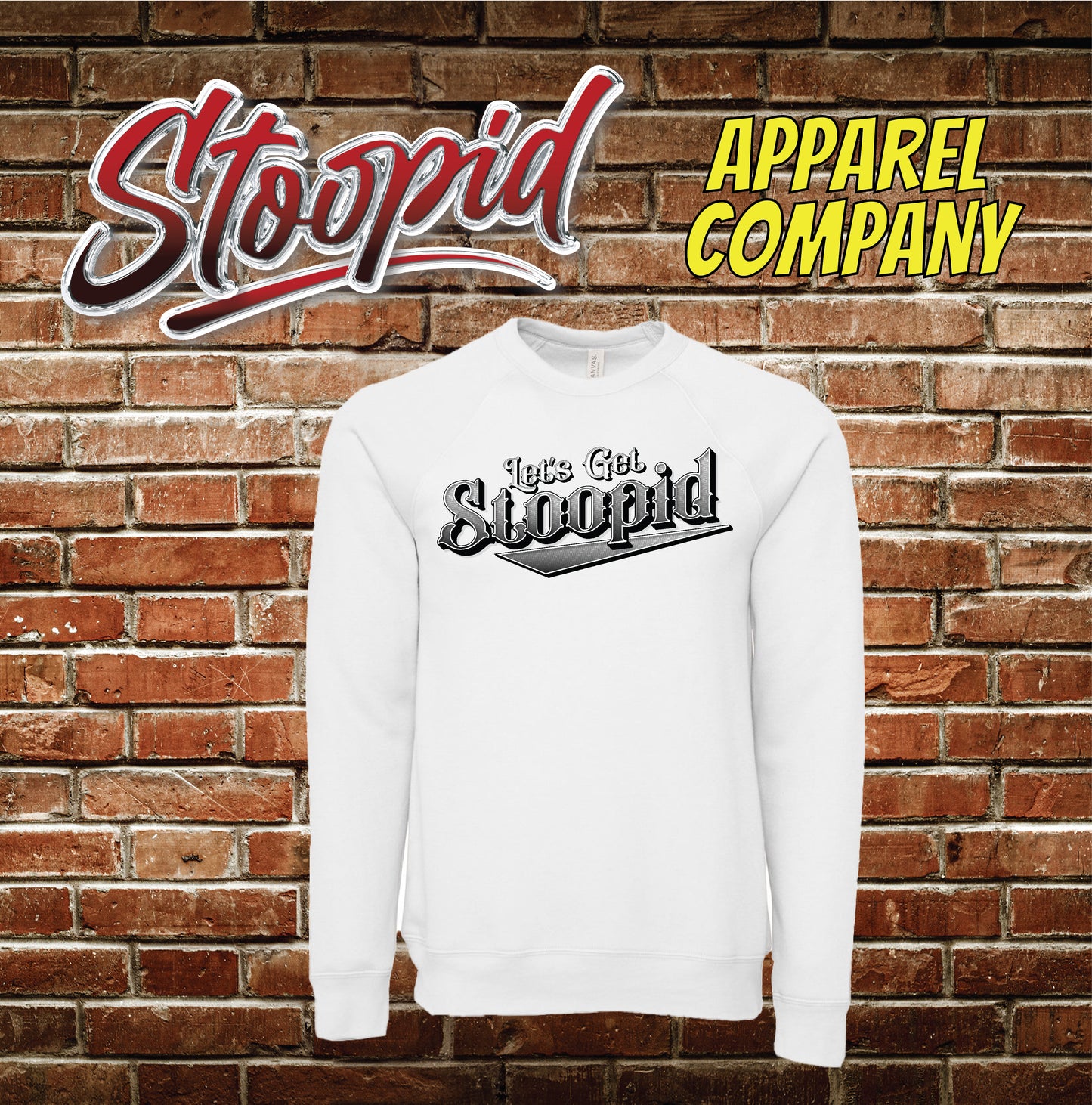 "The Classic" Stoopid Hoodie or Crewneck