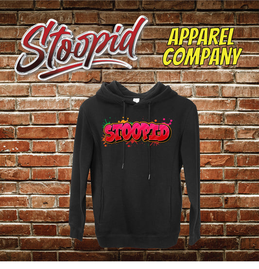 "The Red Graffiti" Stoopid Hoodie or Crewneck