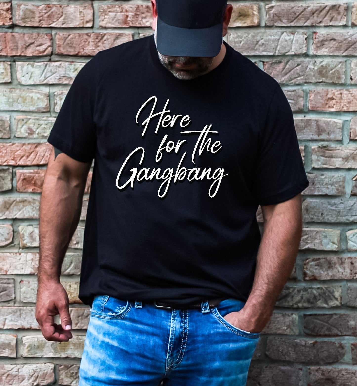 "Here For The Gangbang" Stoopid Original Shirt/Crew/Hoodie