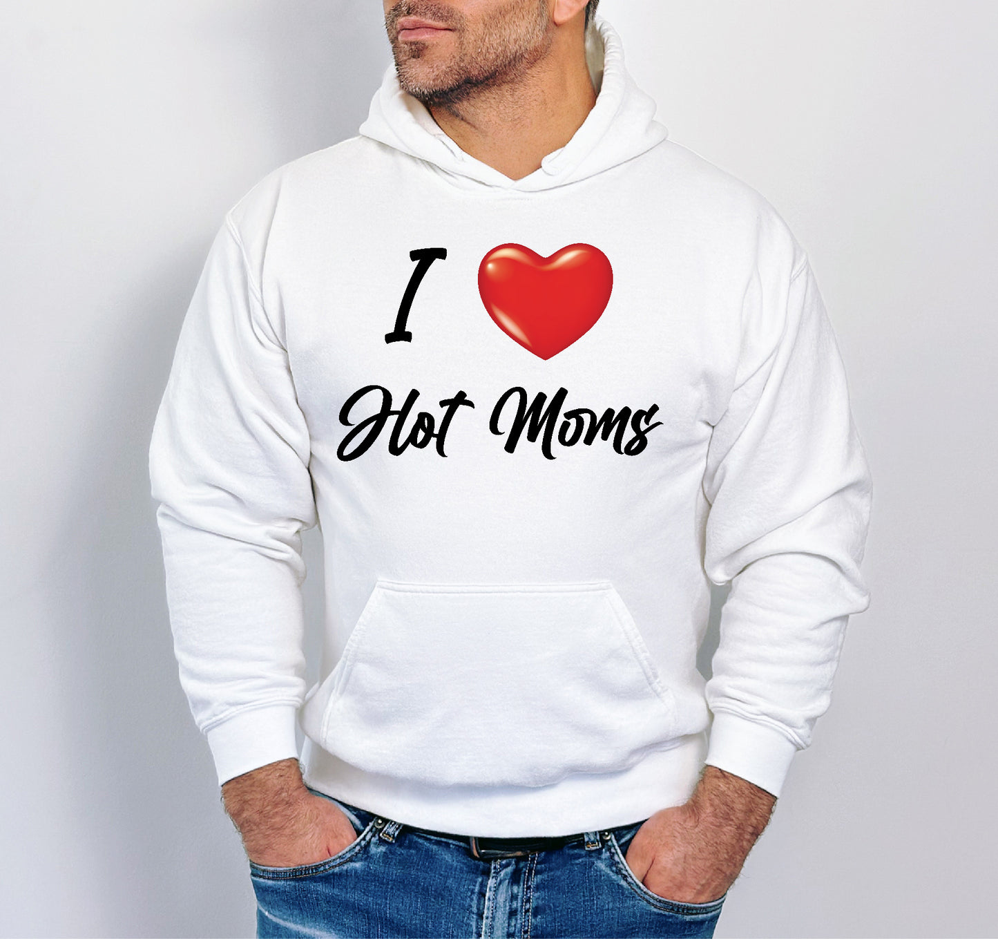 "I Heart Hot Moms" Stoopid Original Shirt/Crew/Hoodie