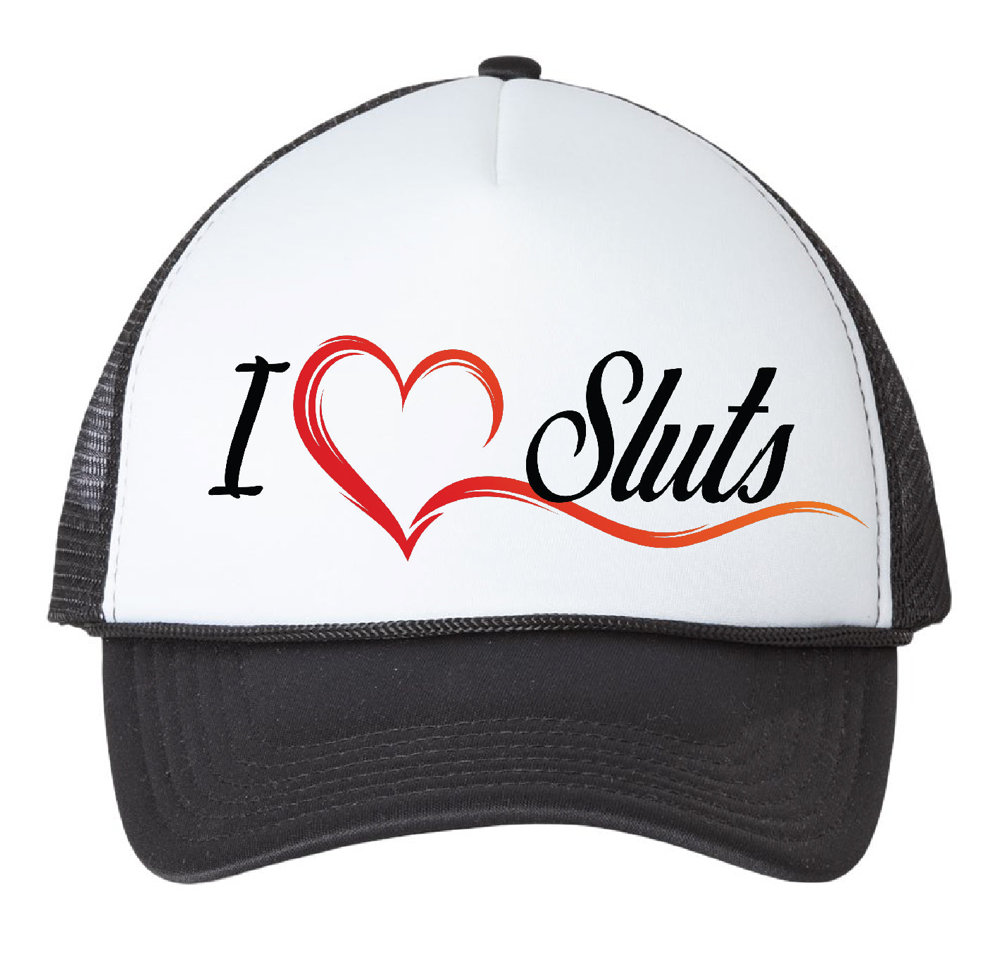 "I Heart Sluts" Stoopid Original Trucker Hat