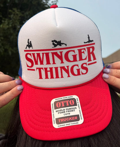 Swinger Things Trucker Hat