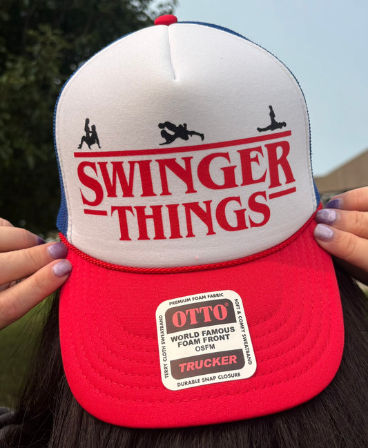Swinger Things Trucker Hat