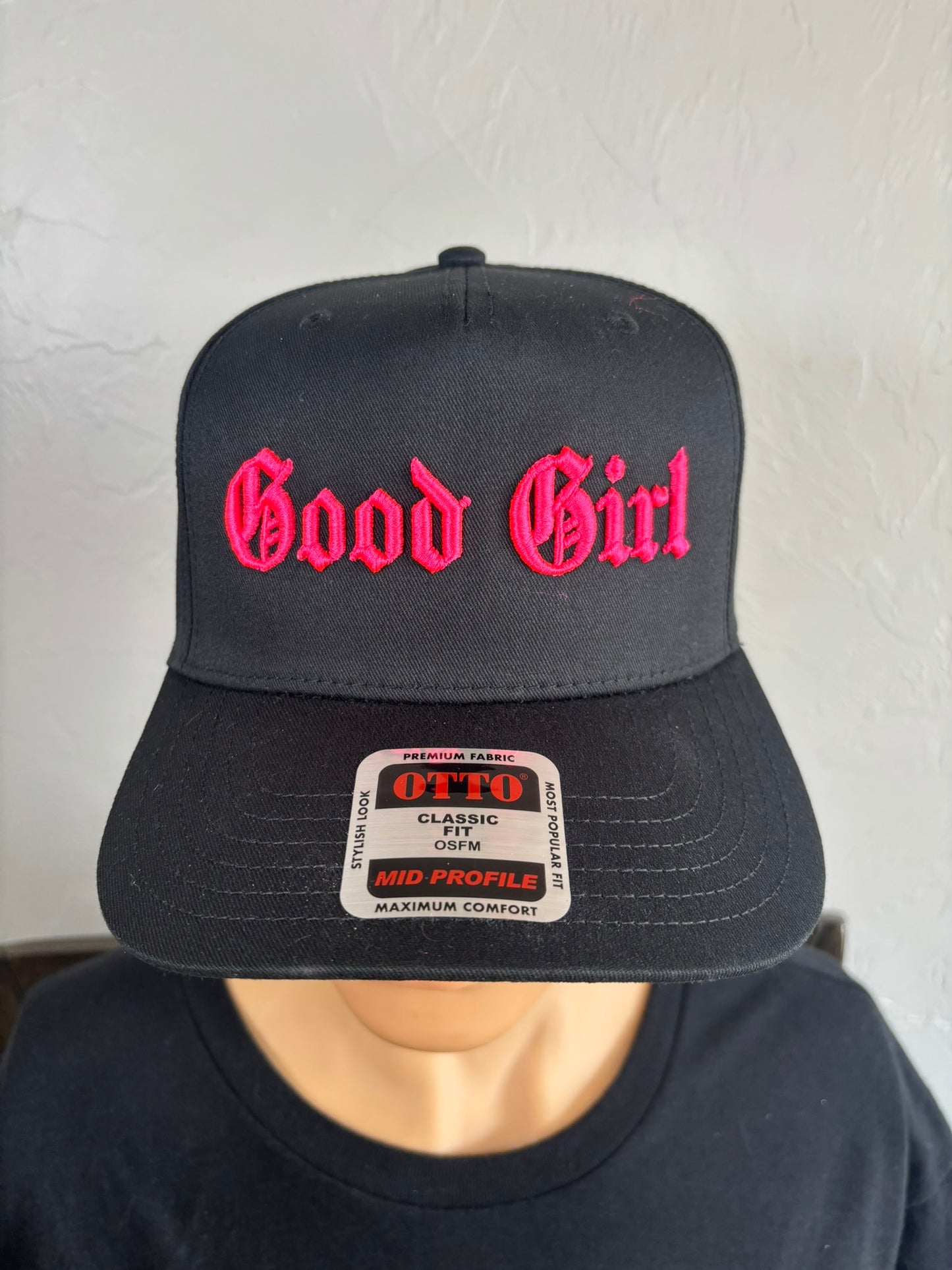 Good Girl 3D Puff Embroidered Hat