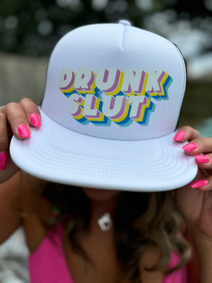 "Drunk Slut" Stoopid Original Trucker Hat