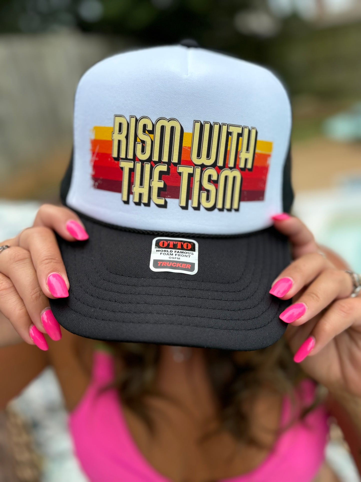 "Rism With The Tism" Stoopid Original Trucker Hat