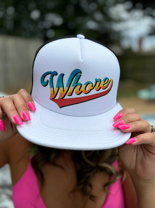 "Whore" Stoopid Original Trucker Hat