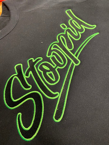 Embroidered Stoopid Hoodies