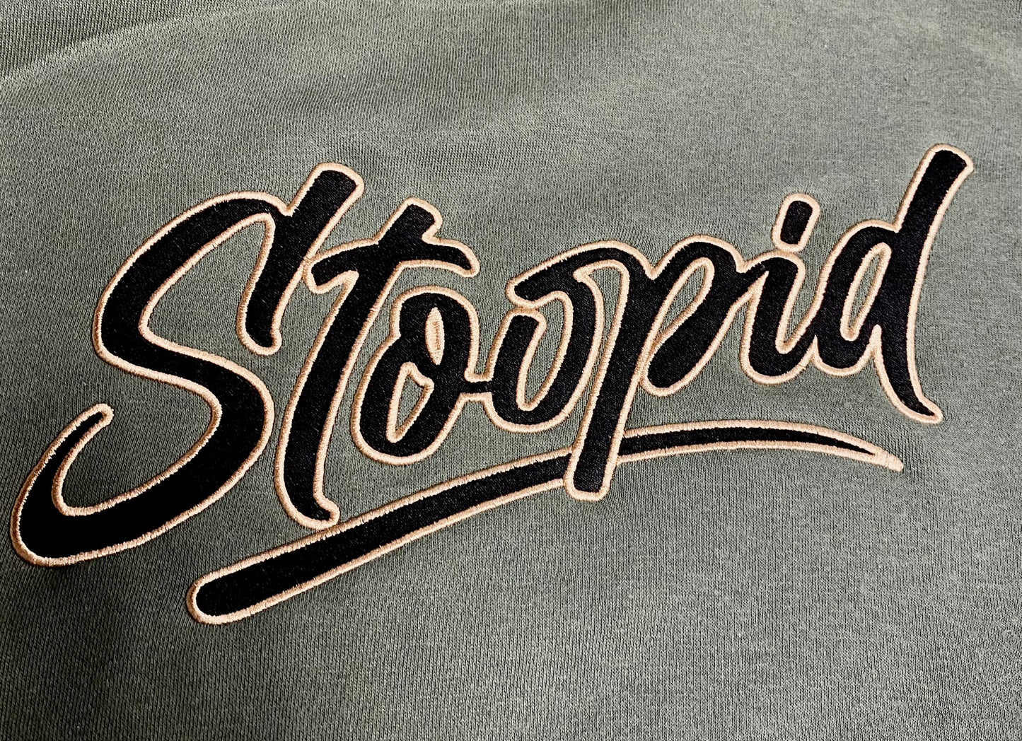 Embroidered Stoopid Hoodies