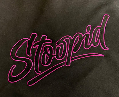 Custom Embroidered Stoopid Hoodie or Sweatshirt