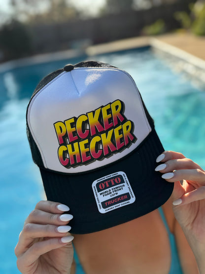 "Pecker Checker" Stoopid Original Trucker Hat