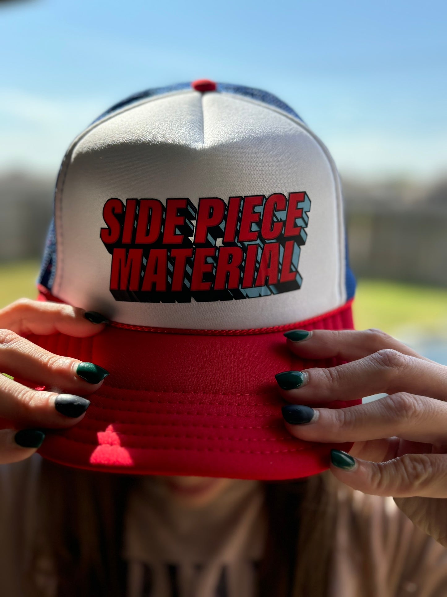 "Side Piece Material" Stoopid Original Trucker Hat