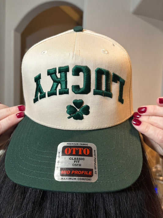 Lucky Upside down 3D Puff Embroidered Hat