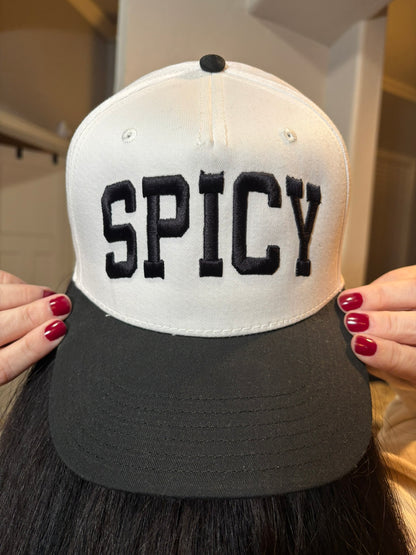 Spicy 3D Puff Embroidered Hat