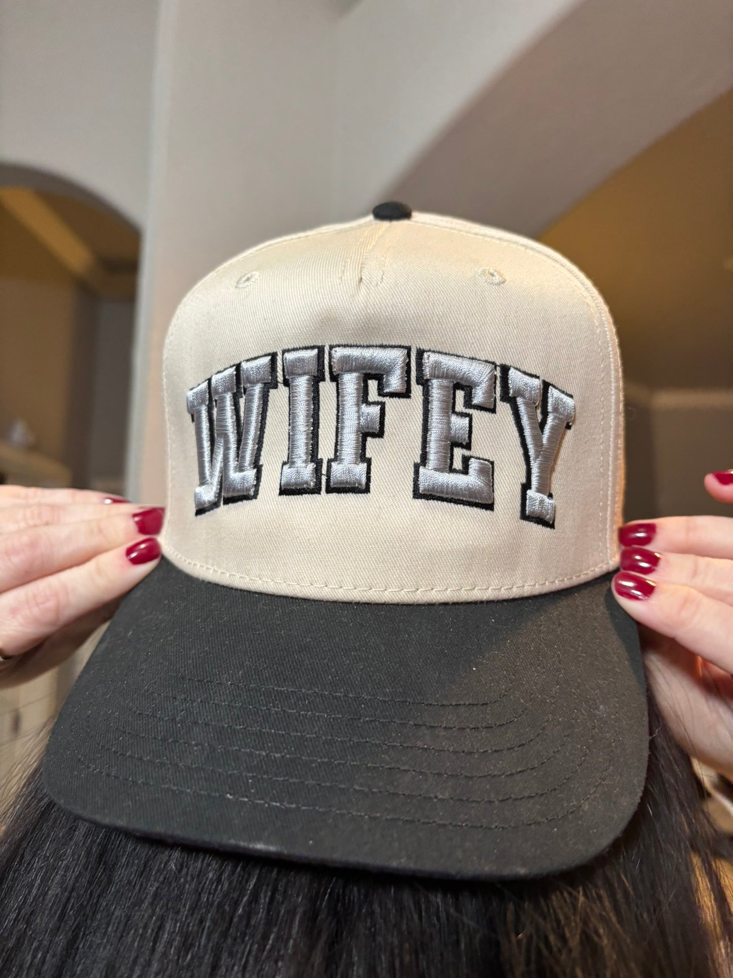 Wifey 3D Puff Embroidered Hat