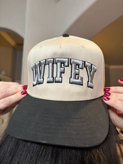 Wifey 3D Puff Embroidered Hat