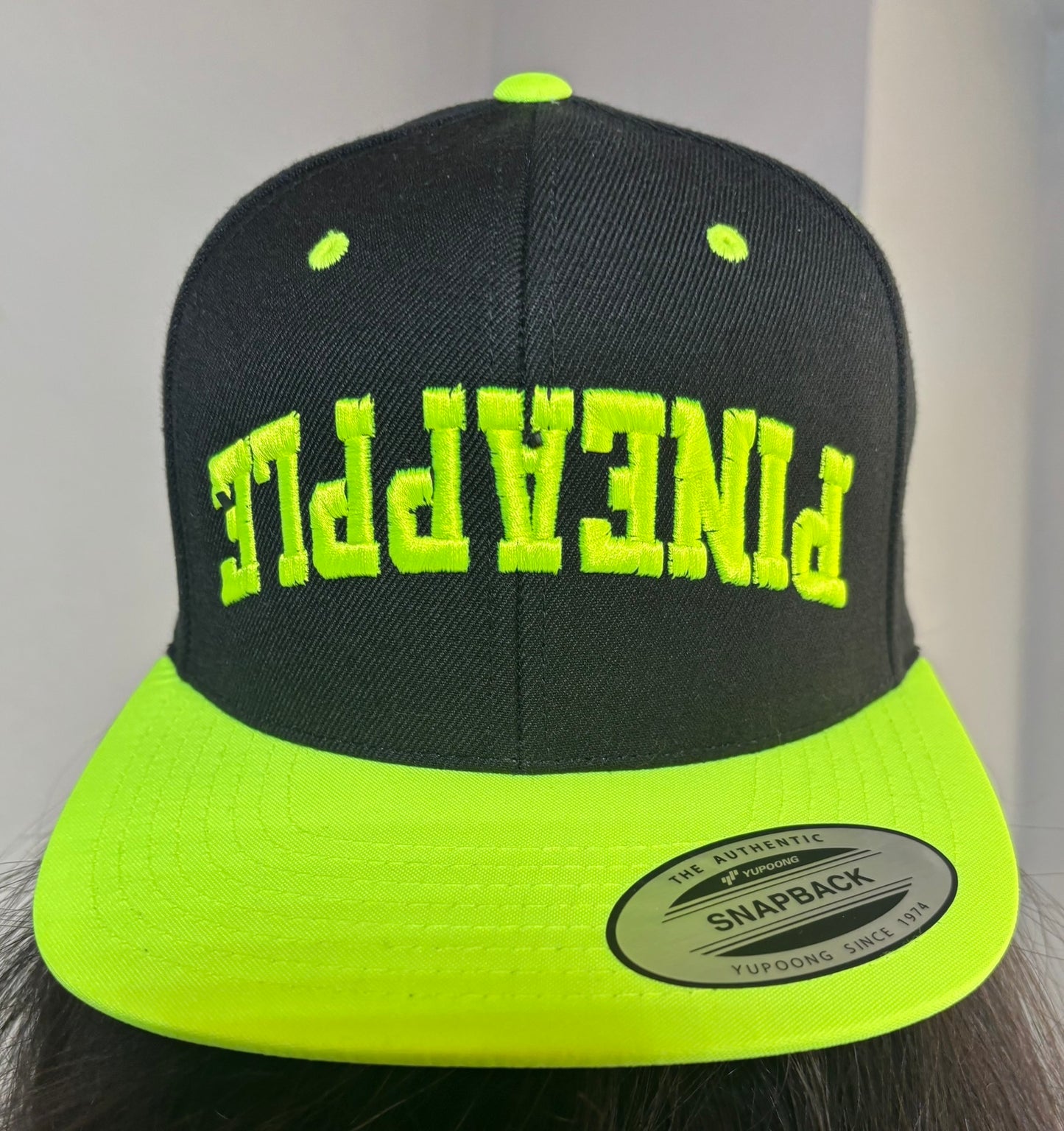 Upside Down Pineapple 3D Puff Embroidered Hat