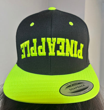 Upside Down Pineapple 3D Puff Embroidered Hat