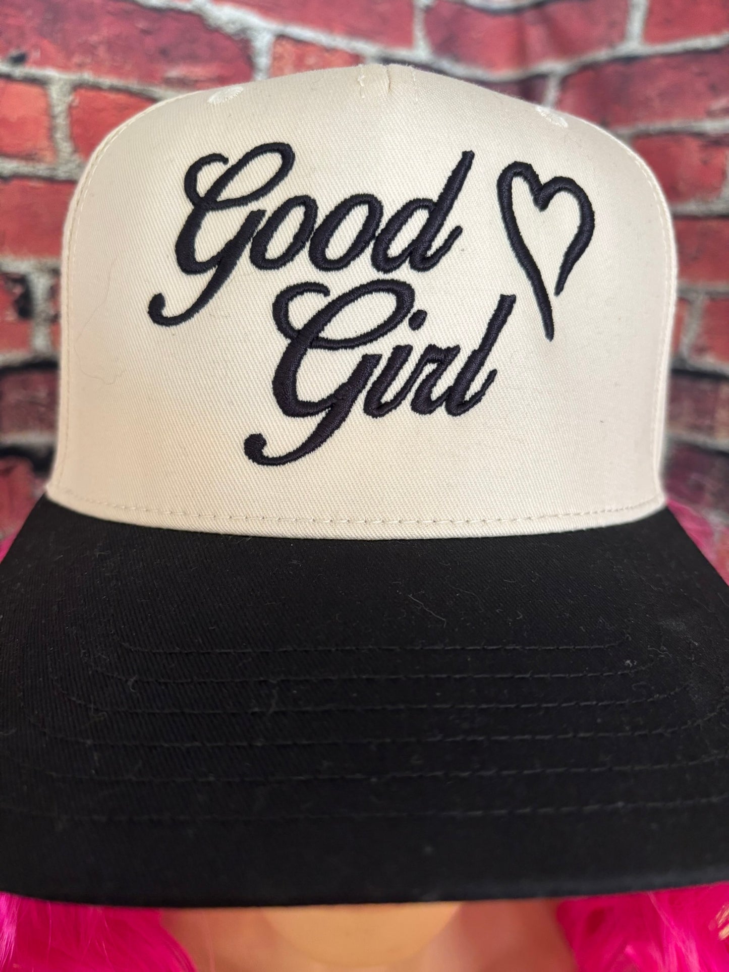 Good Girl 3D Puff Embroidered Hat
