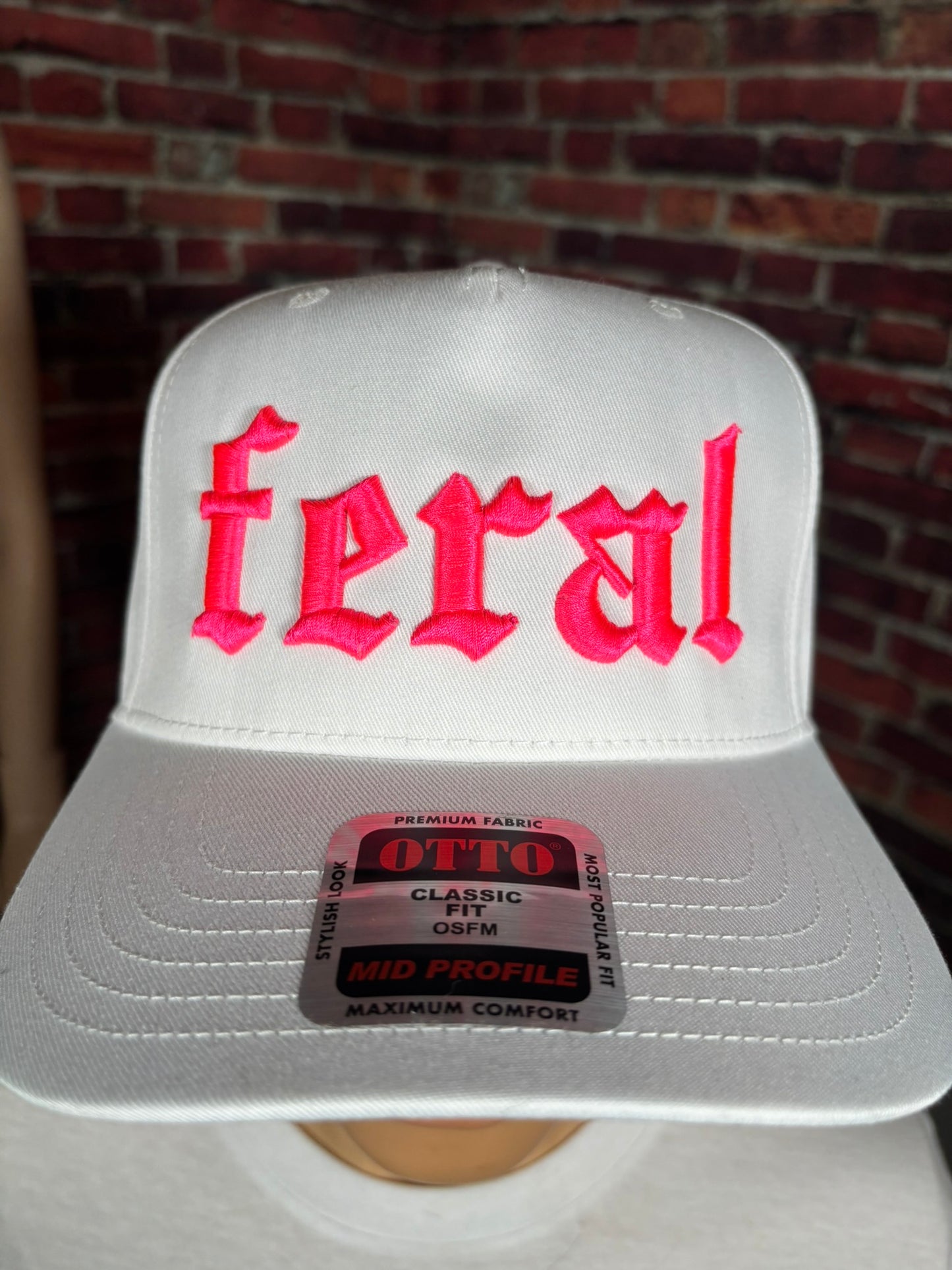 Feral 3D Puff Embroidered Hat