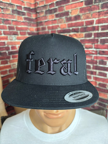 Feral 3D Puff Embroidered Hat