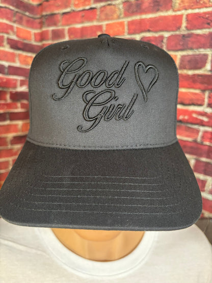 Good Girl 3D Puff Embroidered Hat