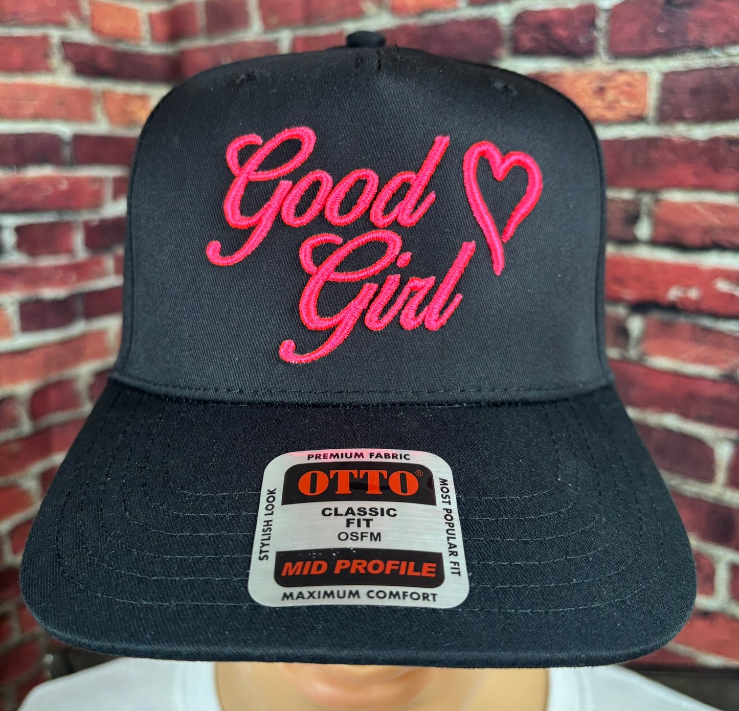 Good Girl 3D Puff Embroidered Hat