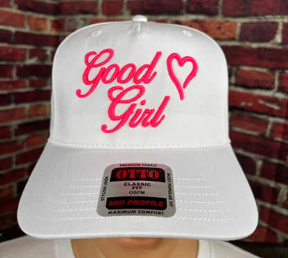 Good Girl 3D Puff Embroidered Hat