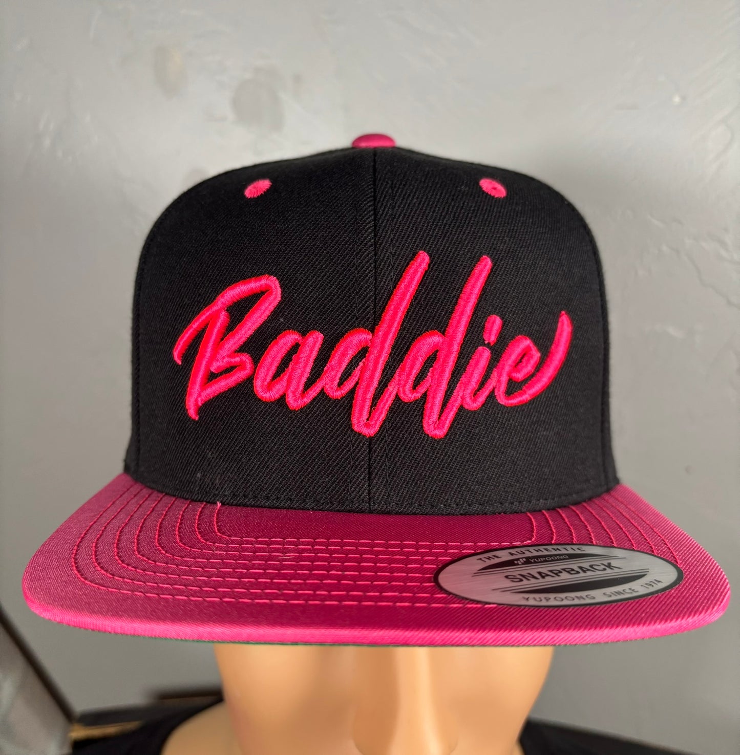 Baddie 3D Puff Embroidered Snapback