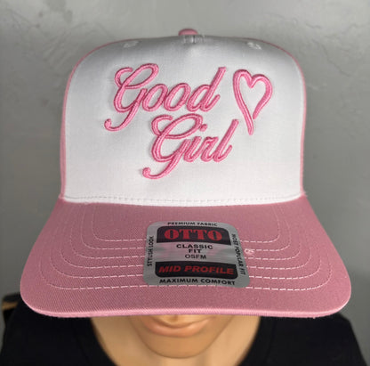 Good Girl 3D Puff Embroidered Hat