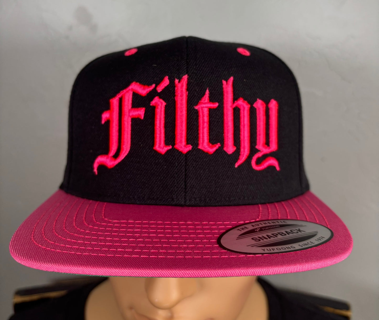 Filthy 3D Puff Embroidered Snapback