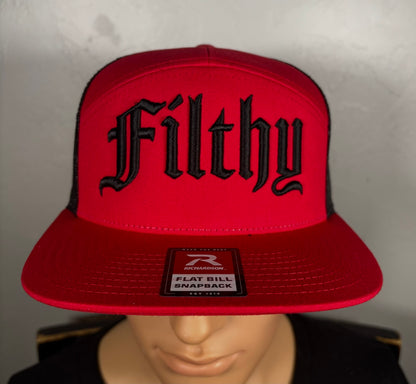Filthy 3D Puff Embroidered Snapback