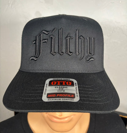 Filthy 3D Puff Embroidered Snapback