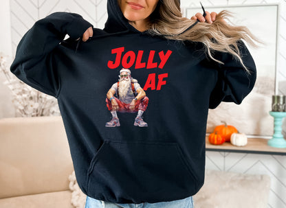 Jolly AF Crewneck/Hoodie/Long Sleeve Christmas Stoopid Original