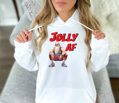 Jolly AF Crewneck/Hoodie/Long Sleeve Christmas Stoopid Original