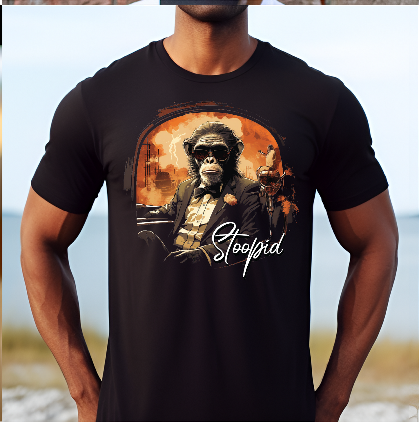 Stoopid Original "Monkey Business" Graphic T - 3