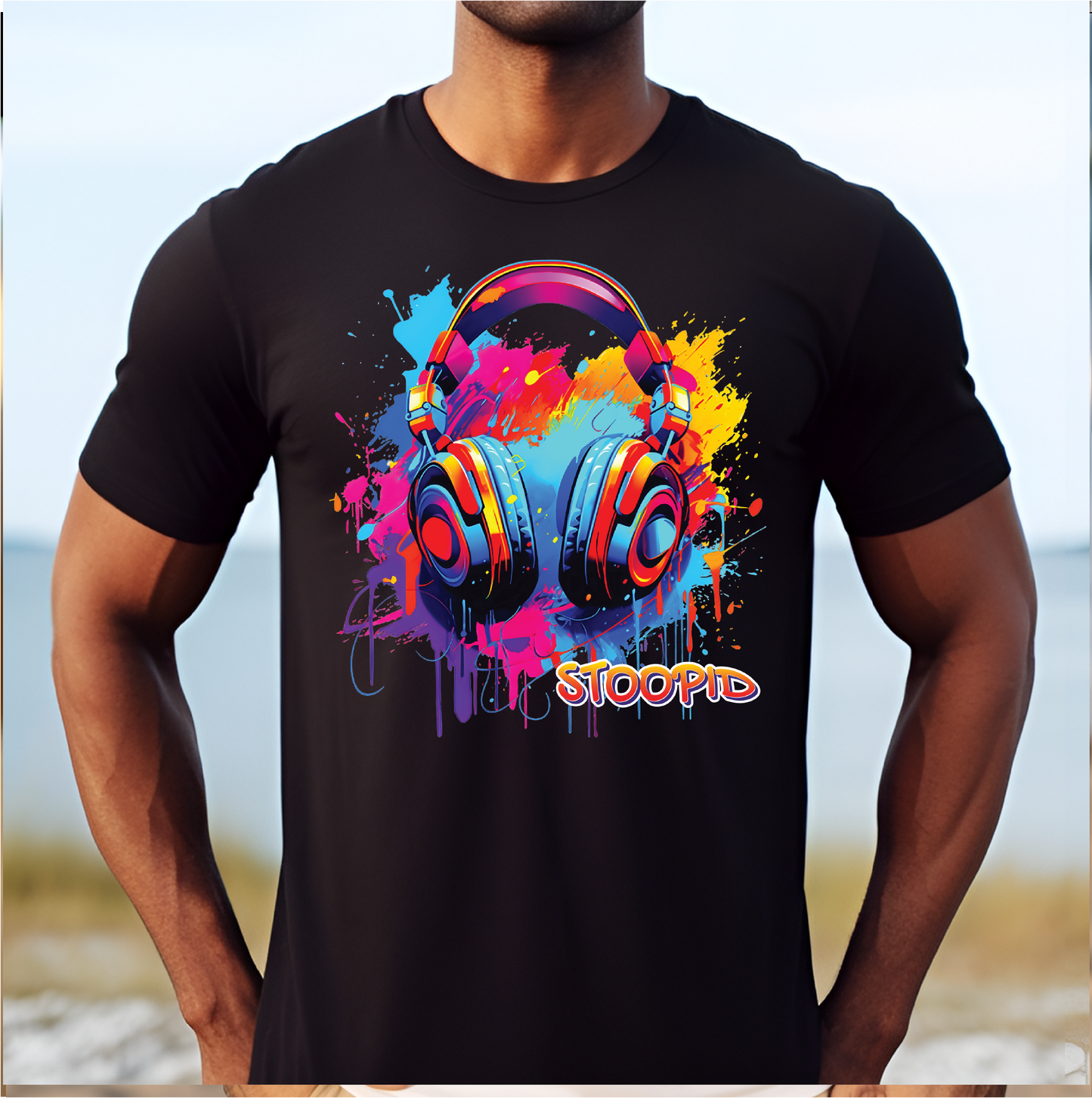 Stoopid Original "Music" Graphic T - 1