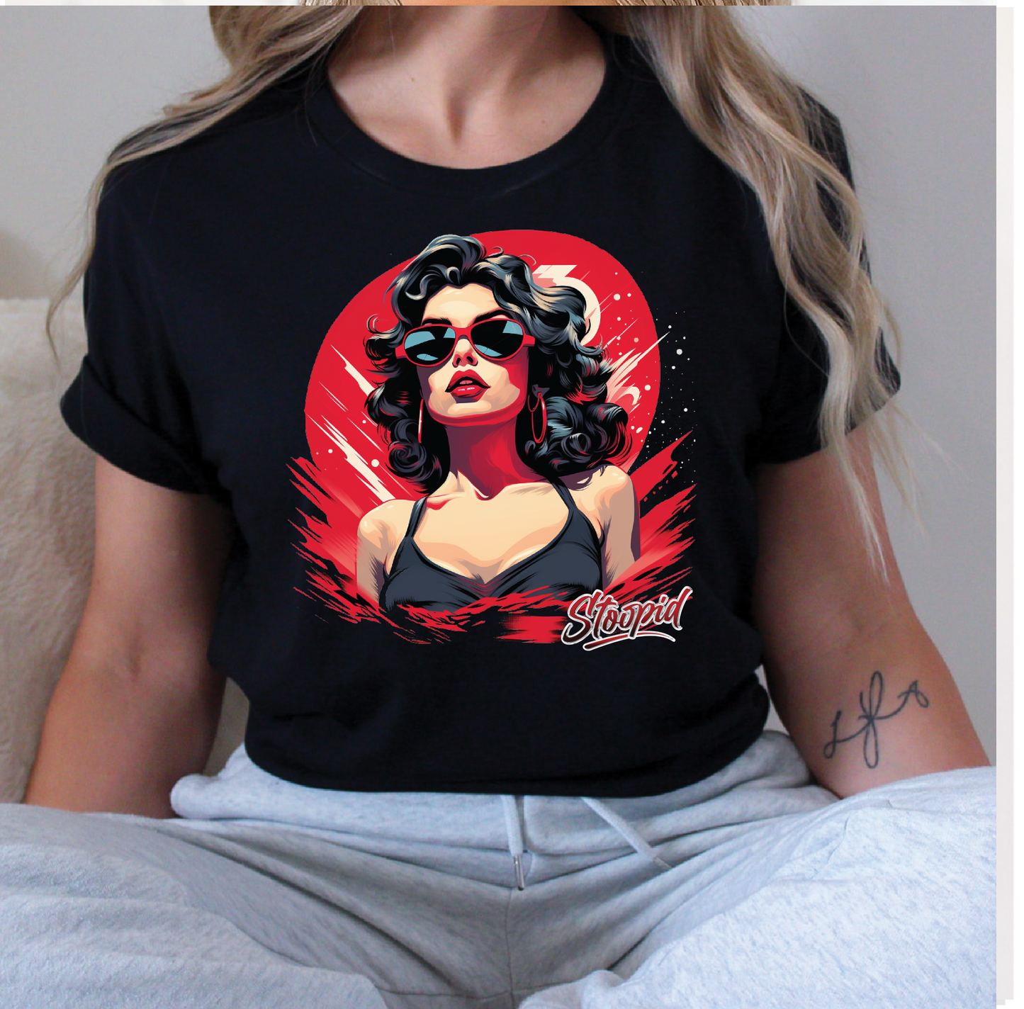 Stoopid Original "Pin Up" Graphic T - 2