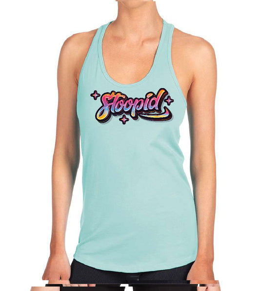 Stoopid "The Watercolor" Racerback Tank