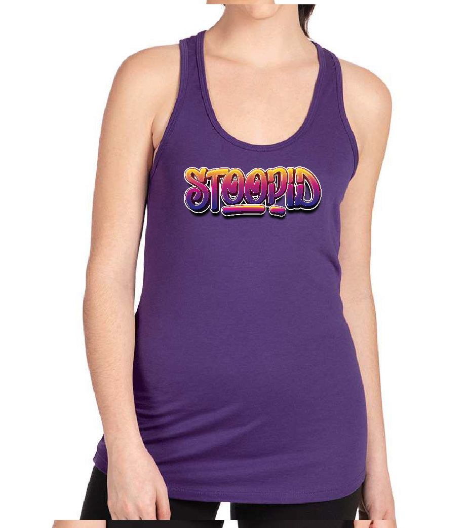 Stoopid "Graffiti" Racerback Tank