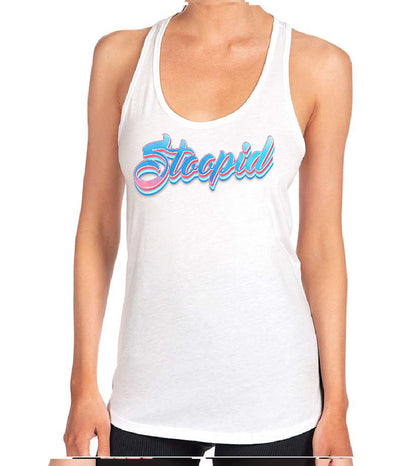 Stoopid "Shades of Blue" Racerback Tank