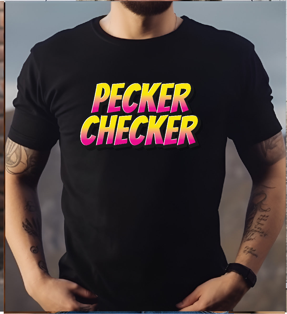 Pecker Checker Stoopid Original T-Shirt