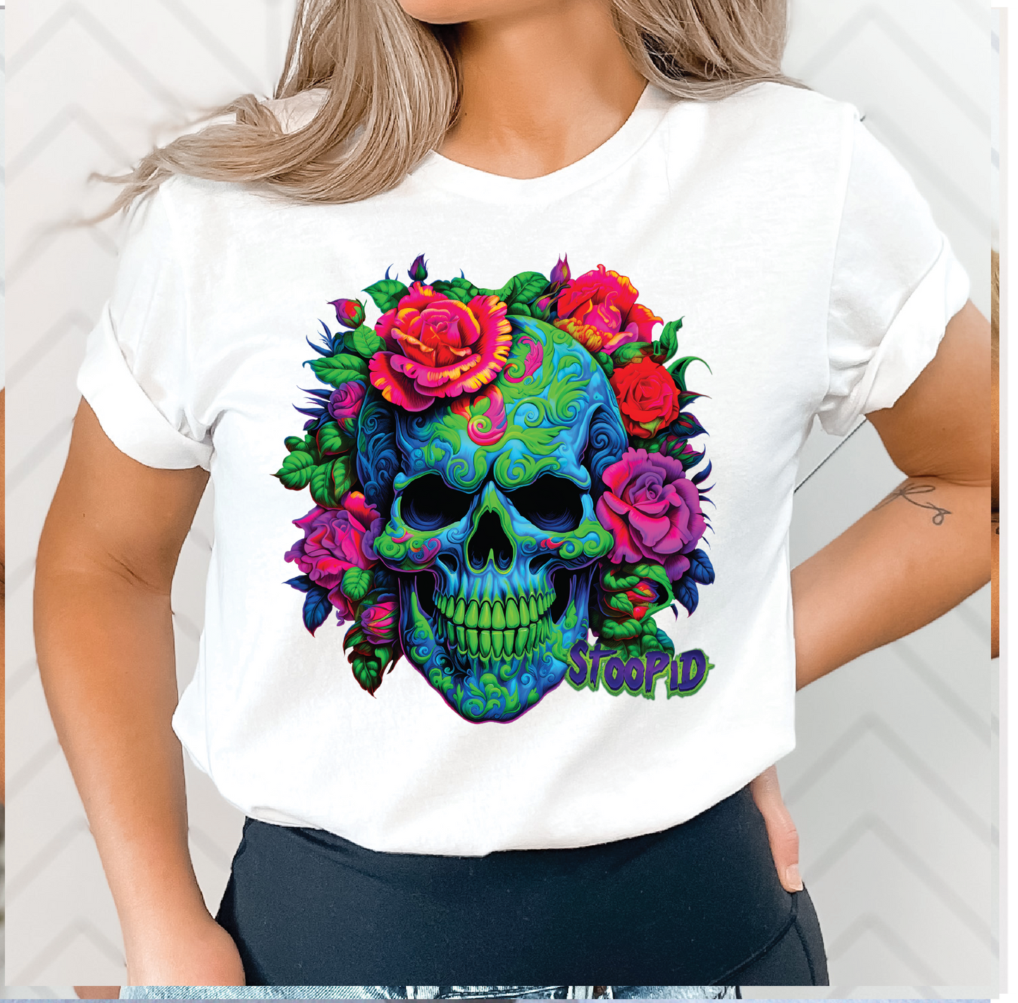 Stoopid Original "Skulls" Graphic T - 4