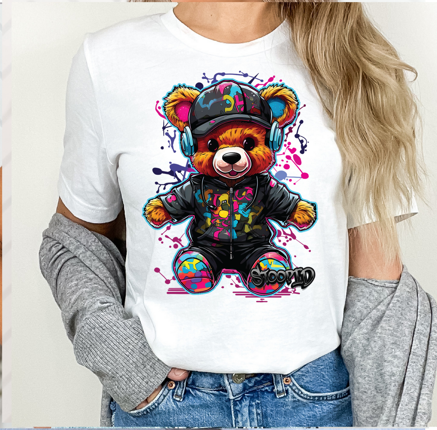 Stoopid Original "Teddy Bears" Graphic T - 8